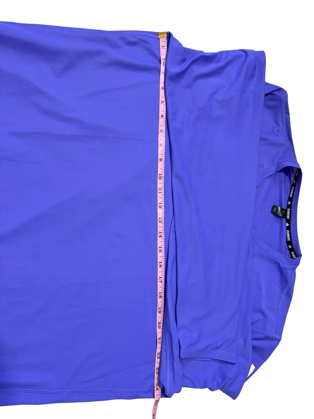Adidas Running Long Sleeve Performance Top XL Blue Athletic Shirt - Picture 8 of 10